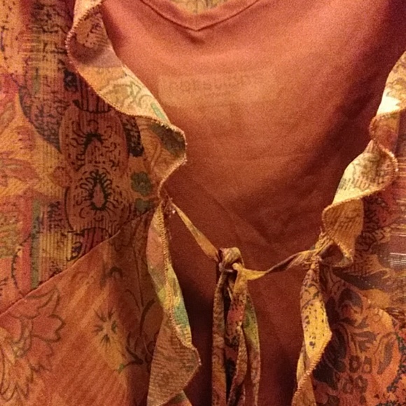 3 for $15🎉Flattering Tie Blouse - Picture 2 of 7